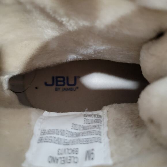 Jambu JBU Cleveland Waterproof Duckboots Faux Fur Lined Size 9M Navy Blue - Picture 10 of 12